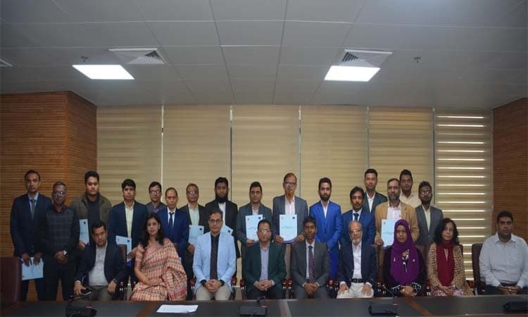 National Board of Revenue officials at a Mango-delivered technical training session in Dhaka